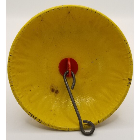 Vintage US Metal Toy Company tin art litho noisemaker bell style New Years theme - Picture 3 of 8